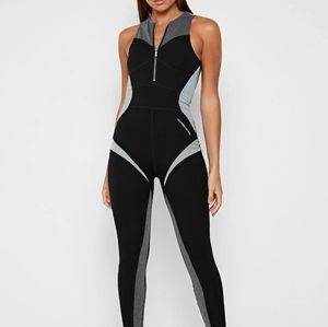 RACER COLOUR BLOCK JUMPSUIT